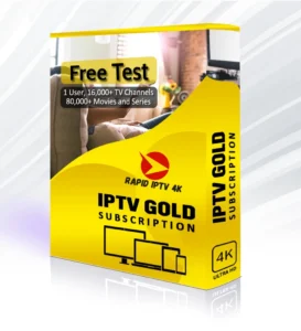 GOLD 4K PACK : 24H FREE IPTV TRIAL